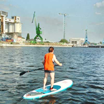 SUP in Gent After work SUP Sessie